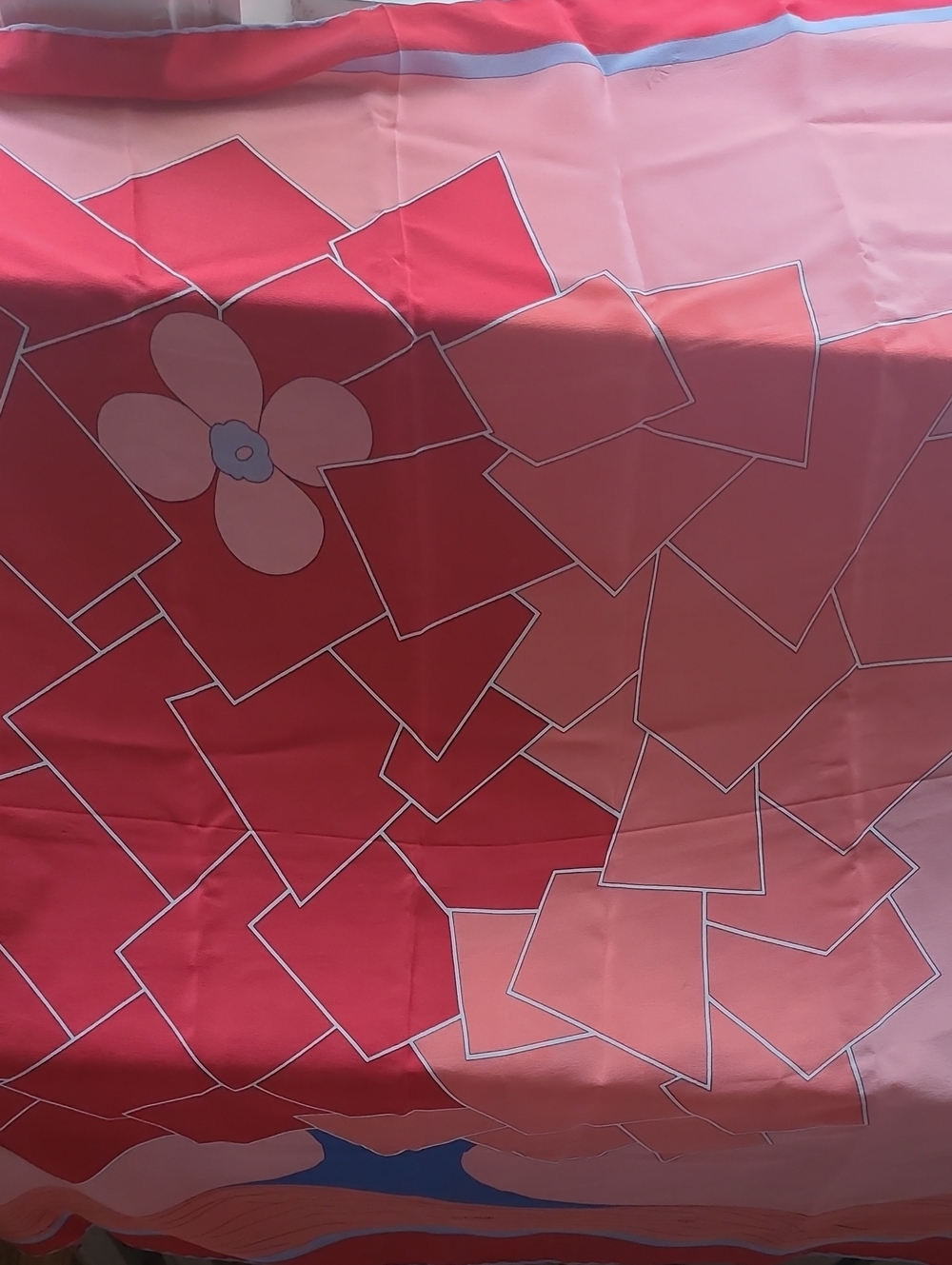 Grès Paris Silk Floral Geometric Scarf